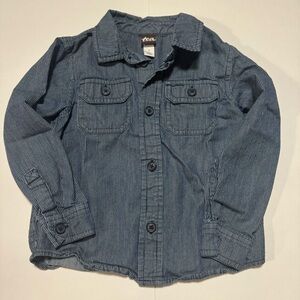 Tea Collection Blue Pinstripe Button-Front Jacket